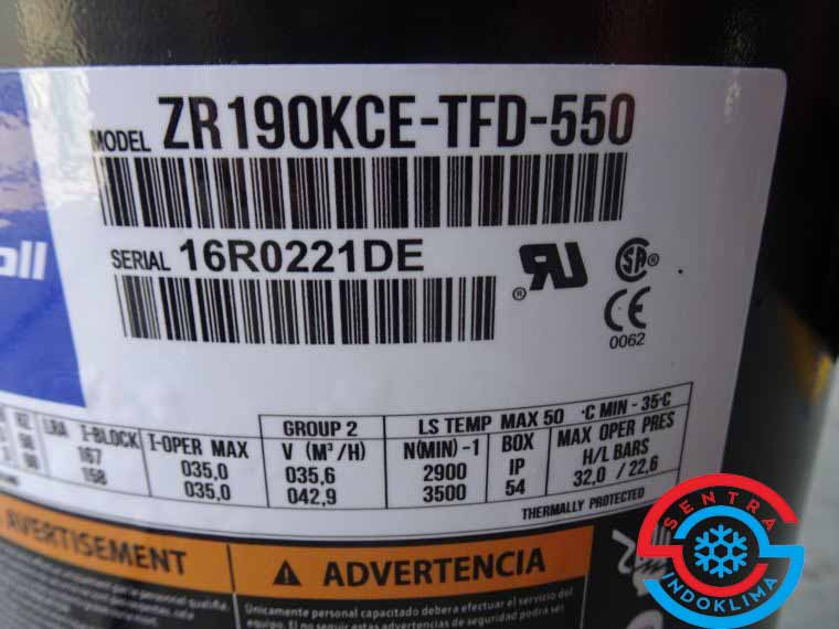 Kompresor ZR190KCE-TFD-550