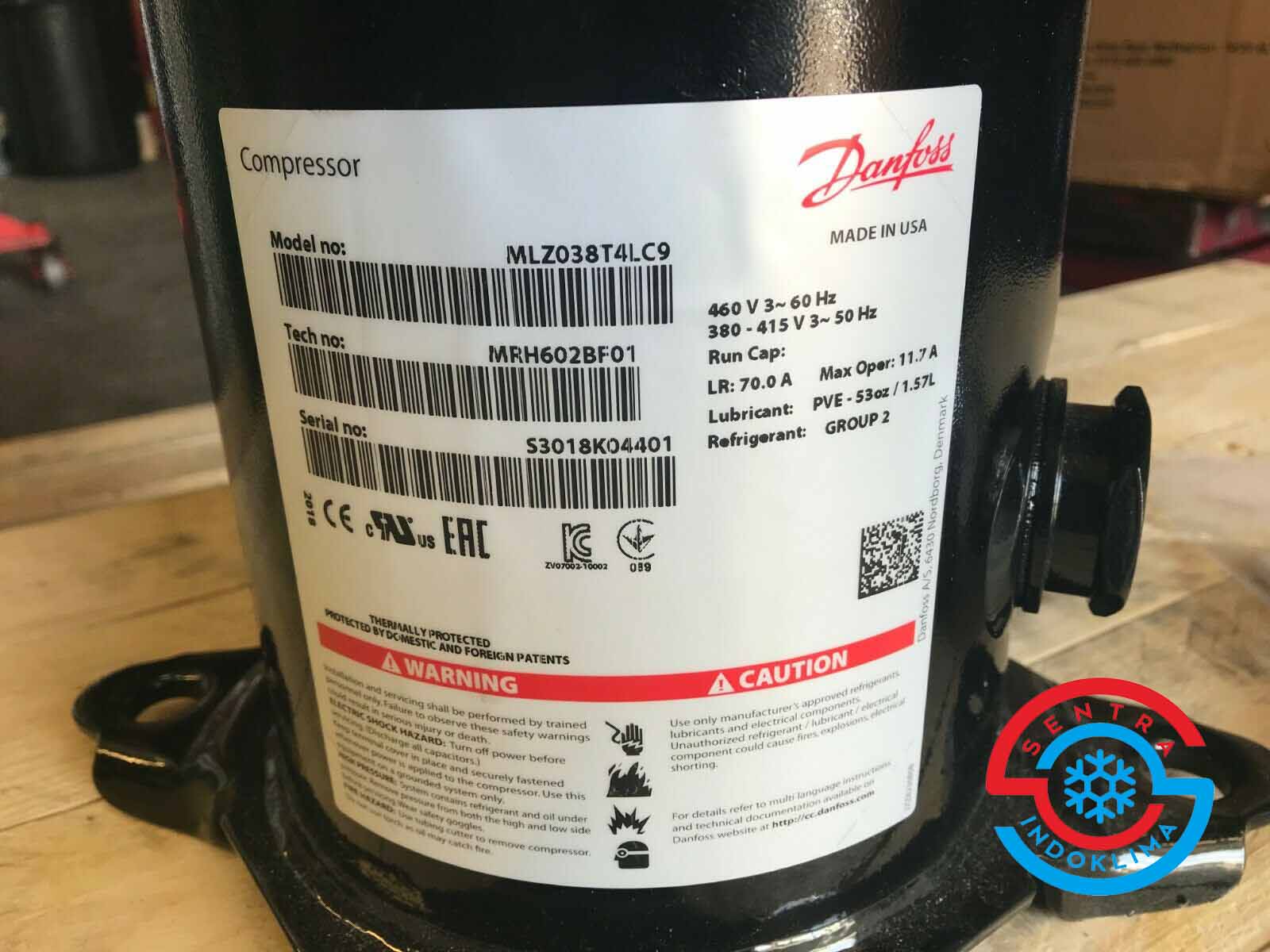 Kompresor Danfoss MLZ038T4LC9