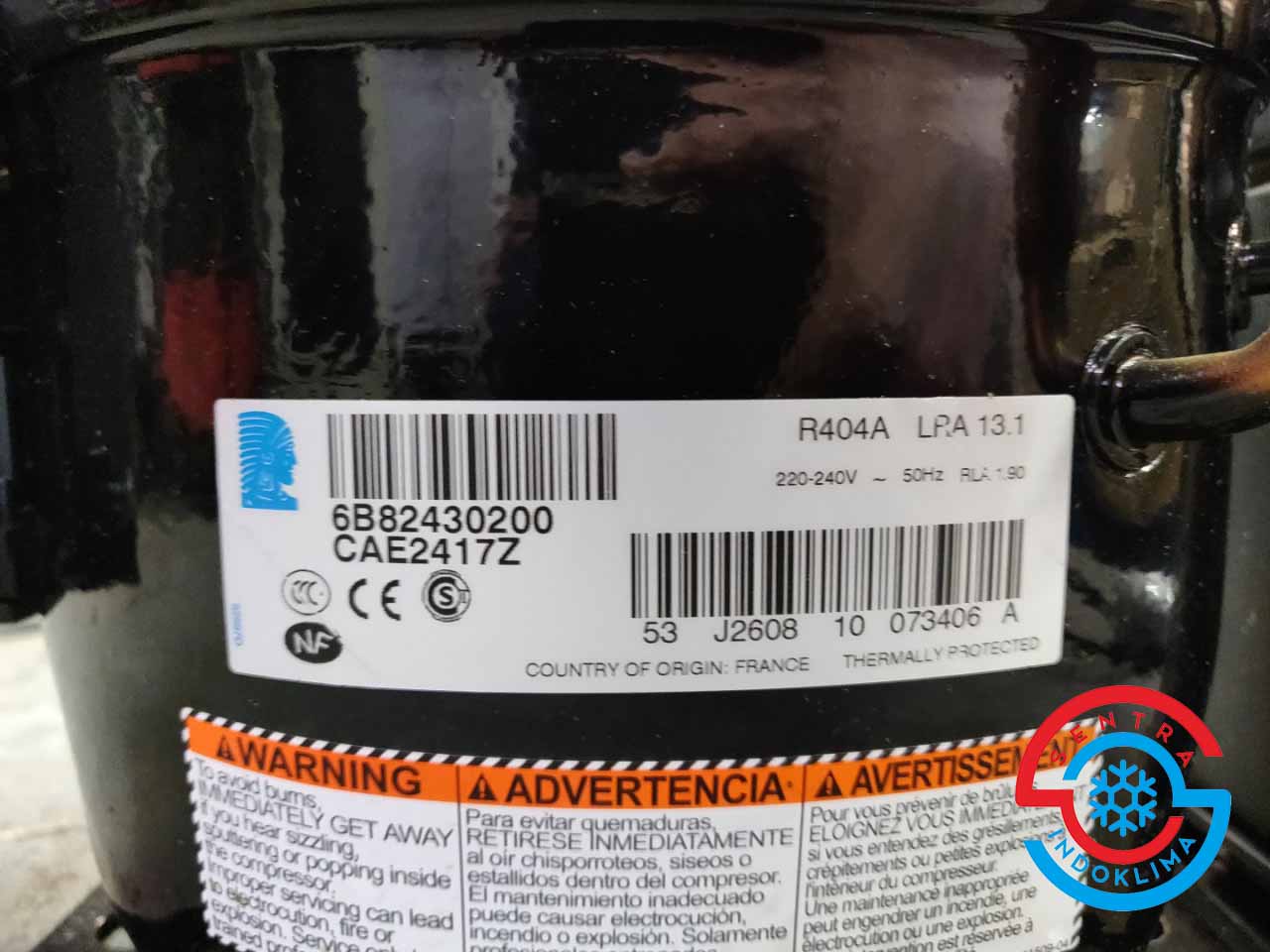 Kompresor Tecumseh CAE2417Z