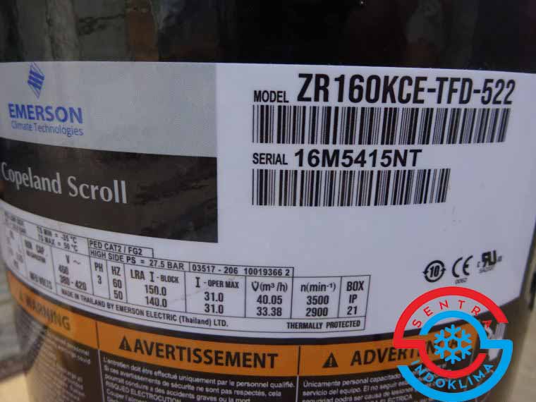 Kompresor ZR160KCE-TFD-522