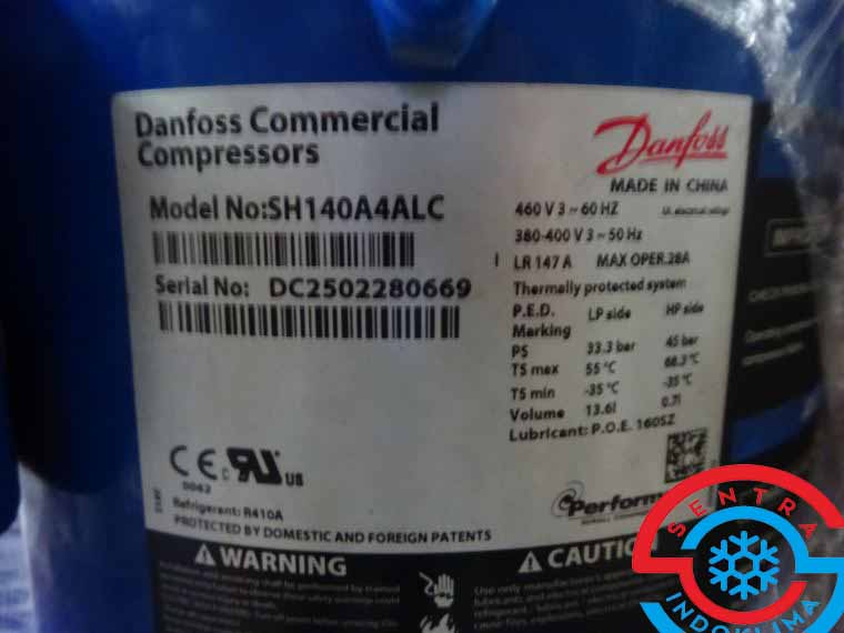 Kompresor Danfoss SH140A4ALC