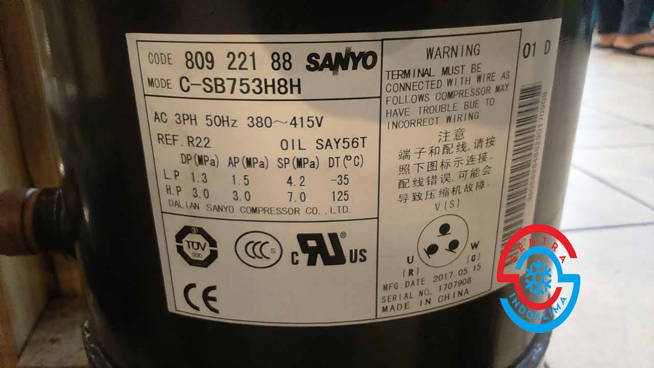 Kompresor Sanyo C-SB753H8H