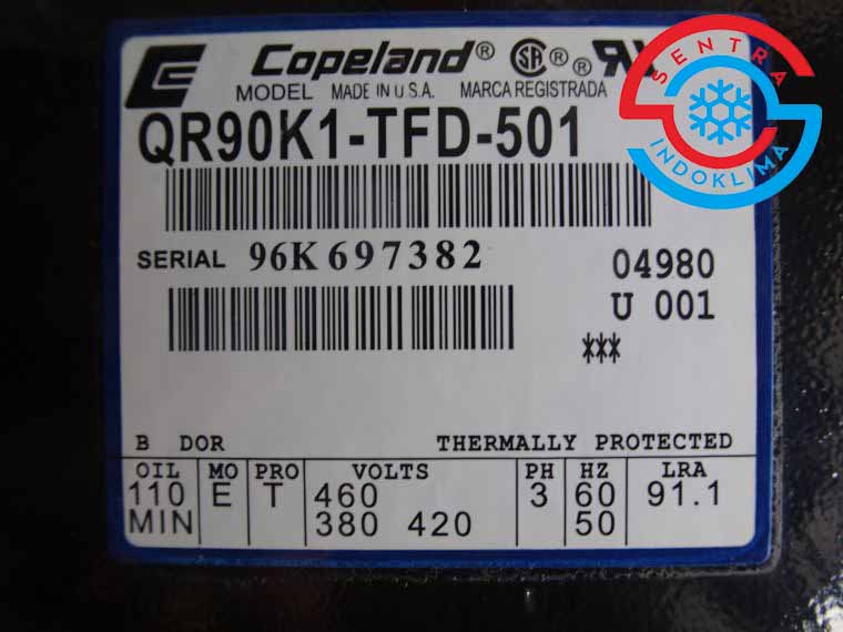 Kompresor Copeland QR90K1-TFD-501