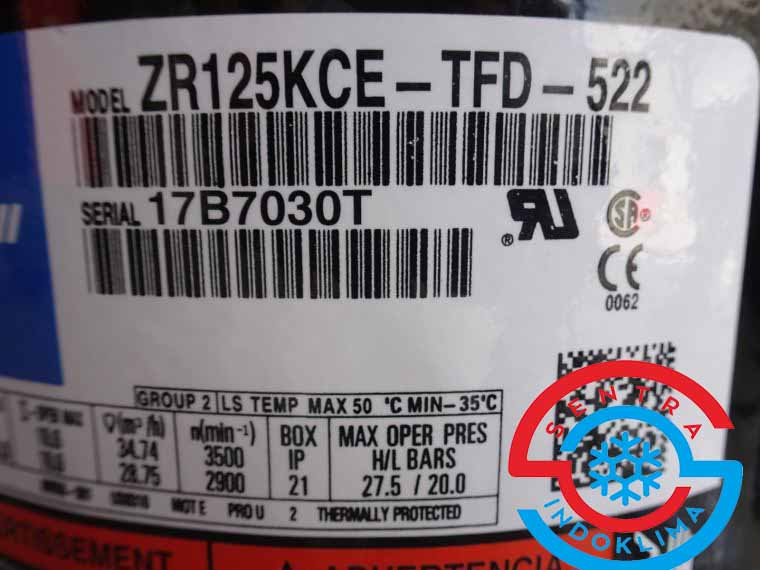 Kompresor ZR125KCE-TFD-522