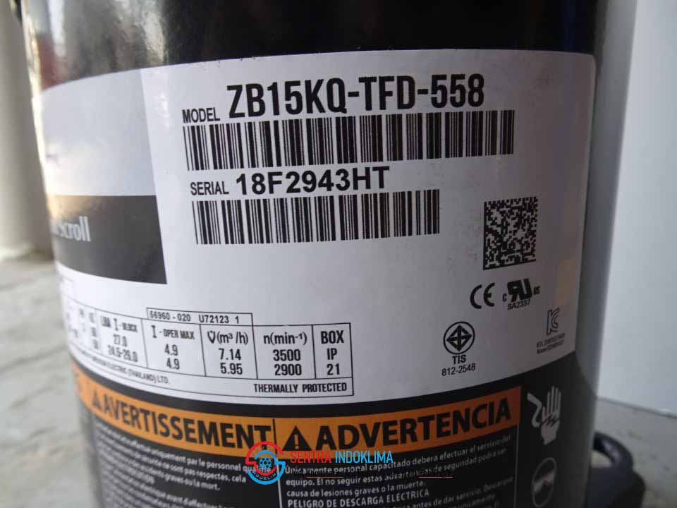Kompresor AC Emerson ZB15KQ-TFD-558