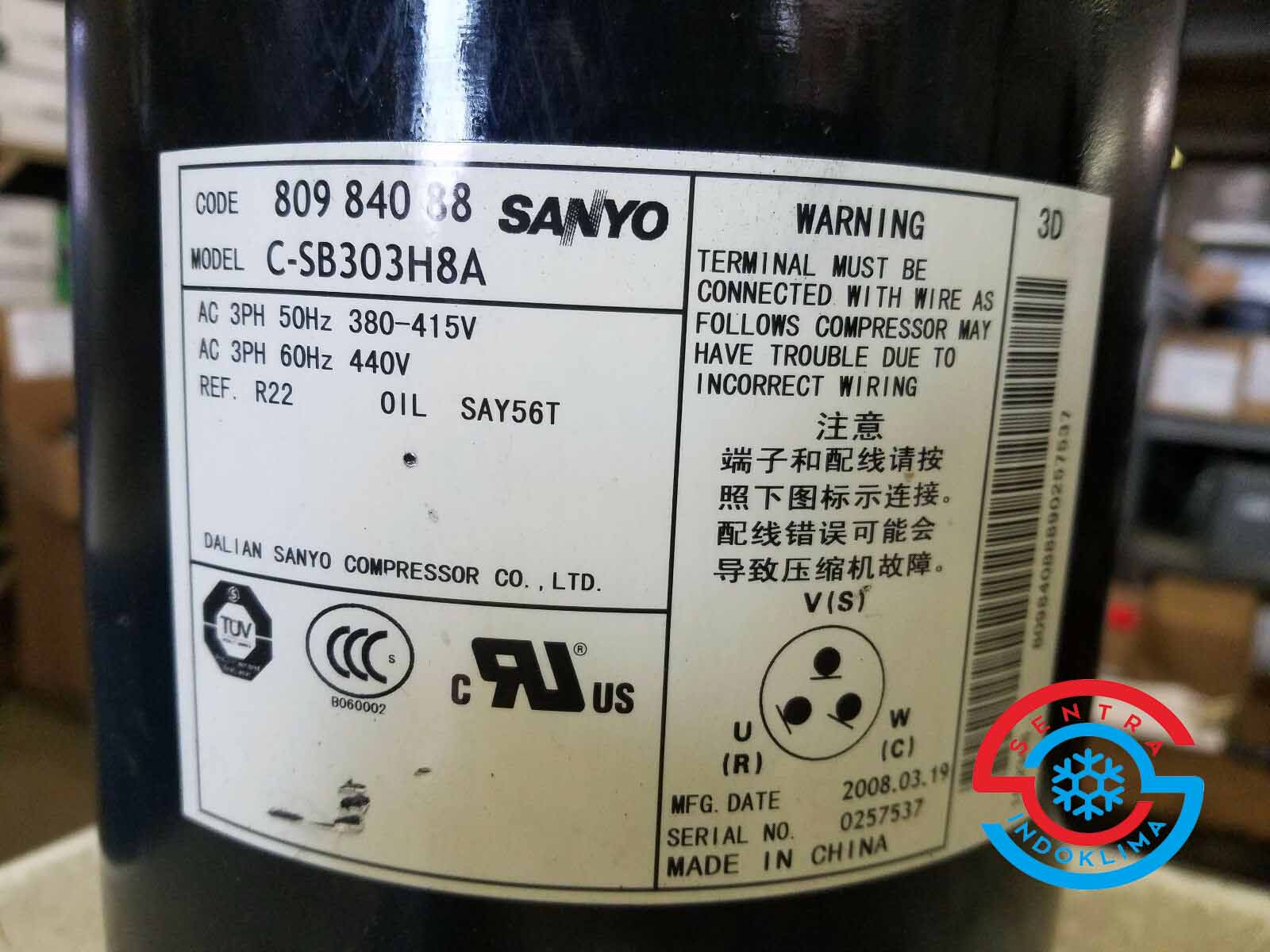 Kompresor Sanyo C-SB303H8A