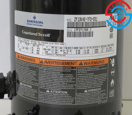 Kompresor ZF13K4E-TFD-551 Copeland
