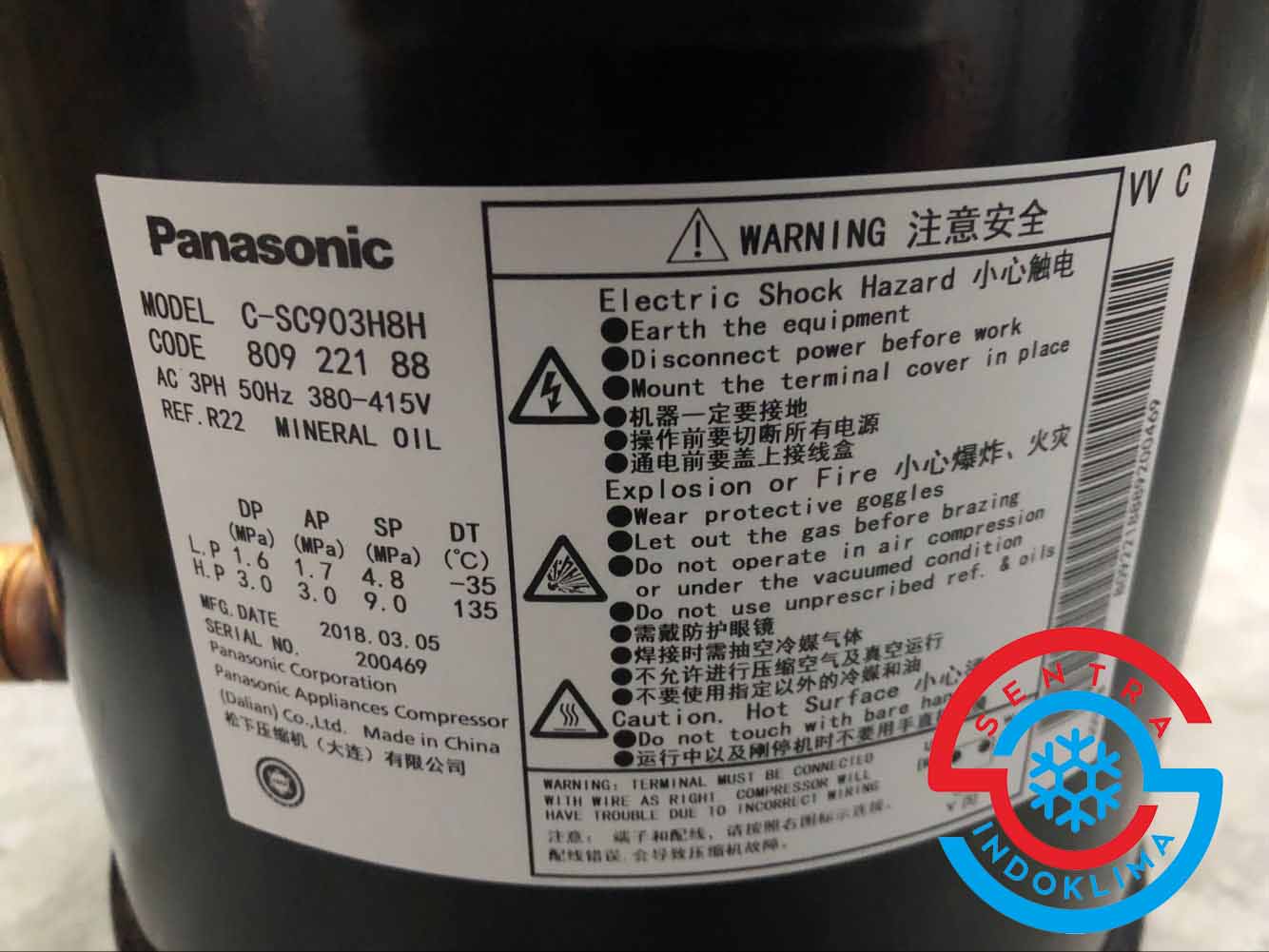 Kompresor Sanyo C-SC903H8H