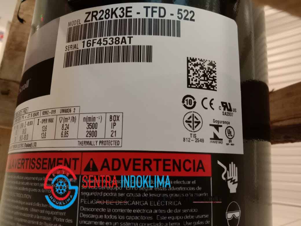 Kompresor Copeland ZR28K3E-TFD-522