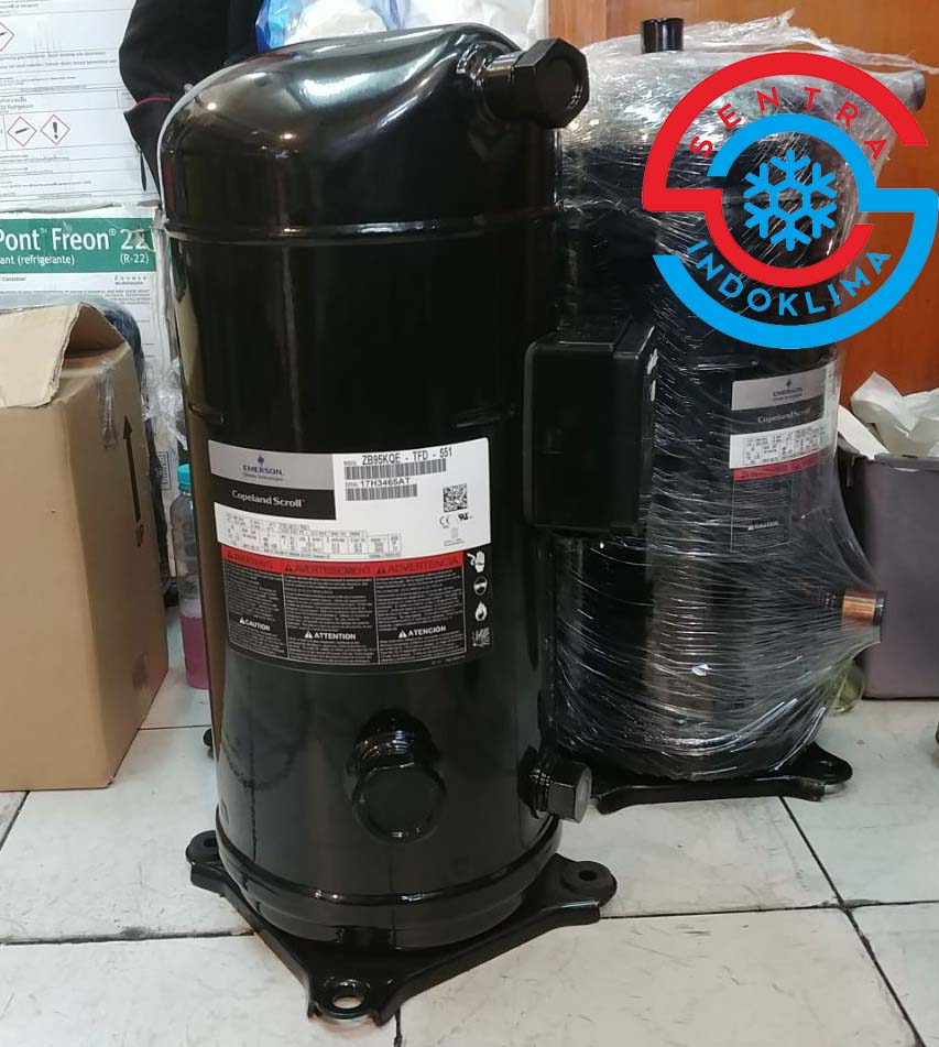 Kompresor AC Emerson Copeland Scroll ZB95KQE-TFD-551