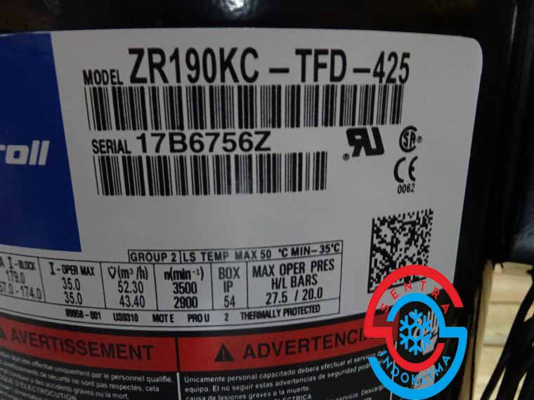 Kompresor ZR190KC-TFD-425