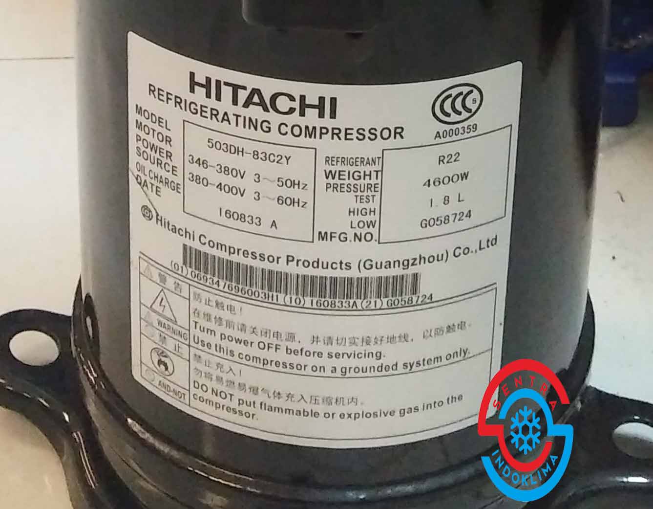 Kompresor Hitachi  503DH-83C2Y