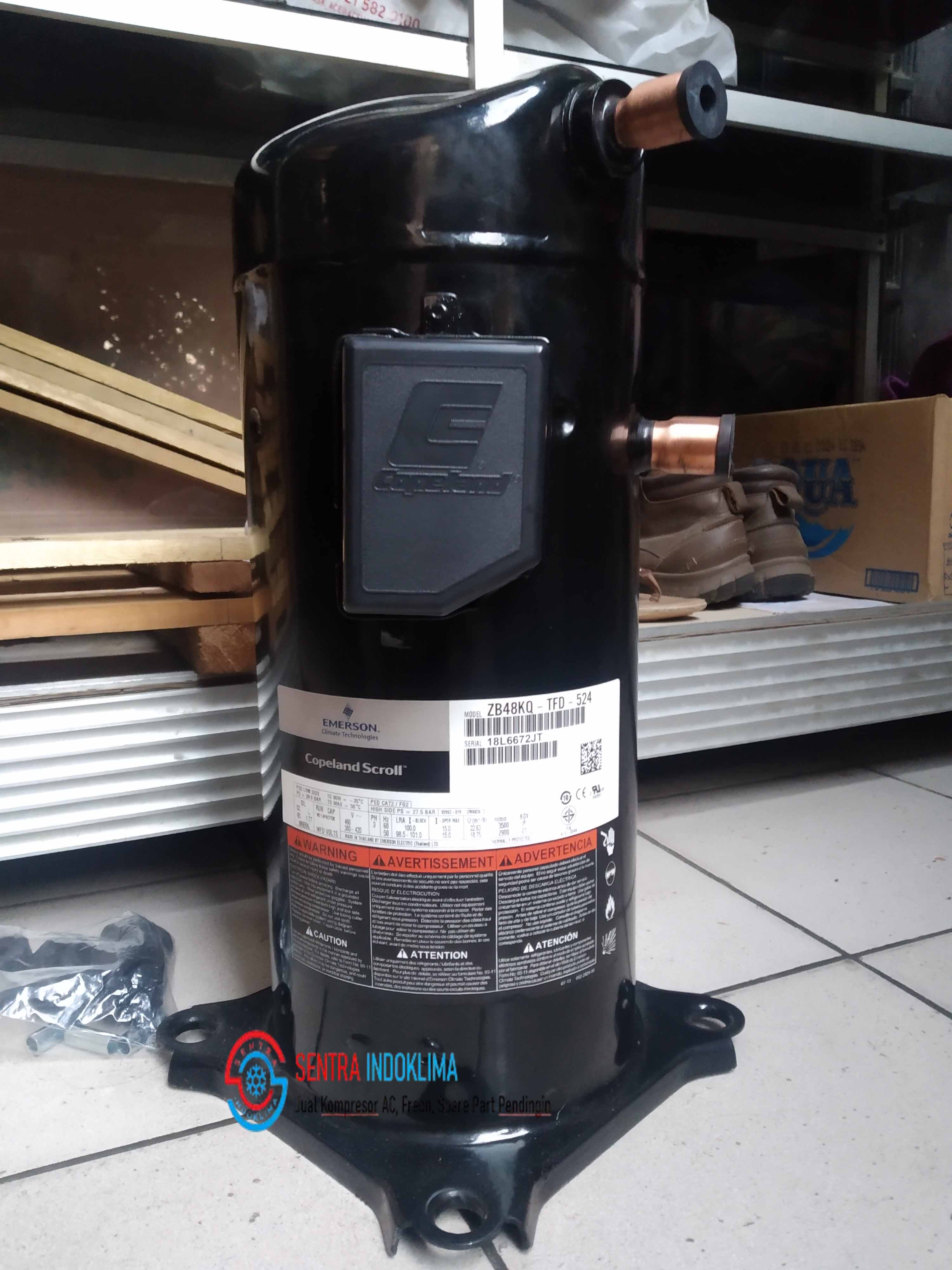 Kompresor Copeland Scroll ZB48KQ-TFD-524