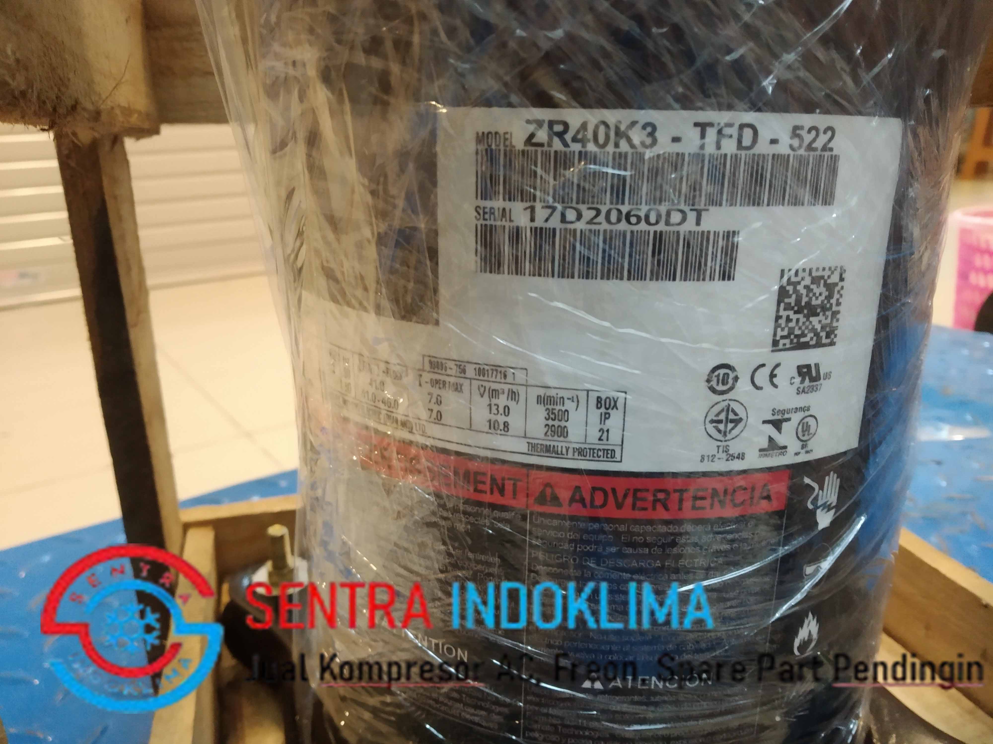 Kompresor Copeland ZR40K3-TFD-522