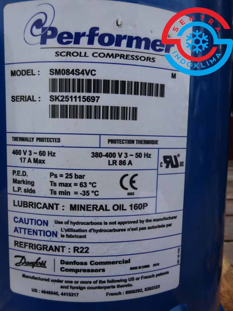 Kompresor Danfoss Performer SM084S4VC