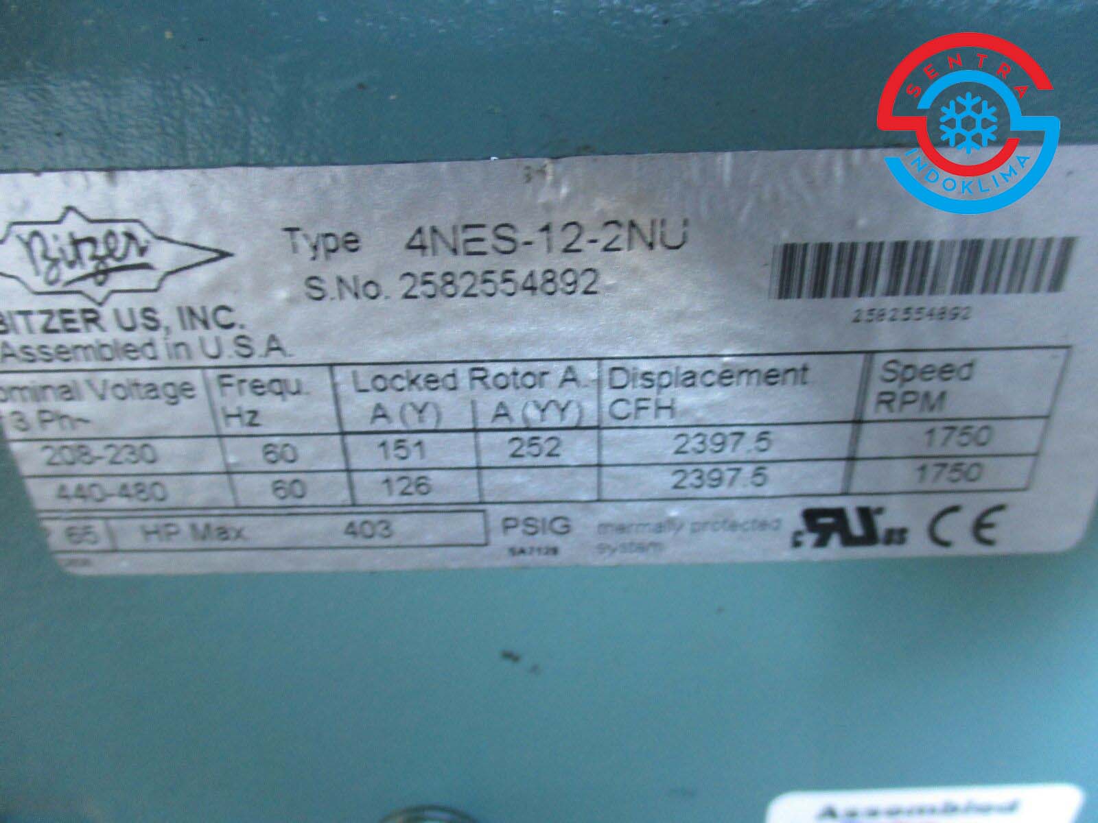 Kompresor Bitzer 4NES-12Y