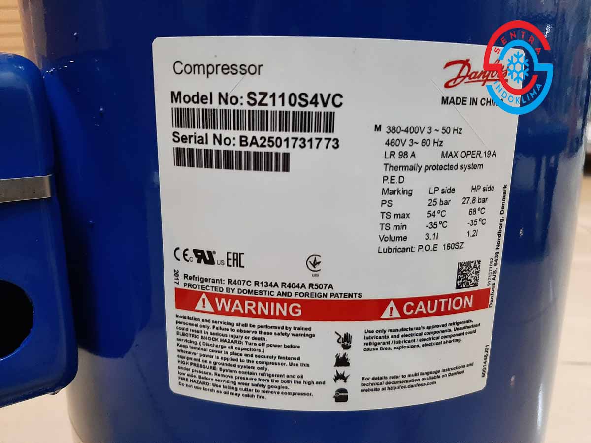 Kompresor Danfoss SZ110S4VC