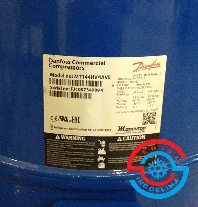 Danfoss Commercial Compressor MT144HV4AVE