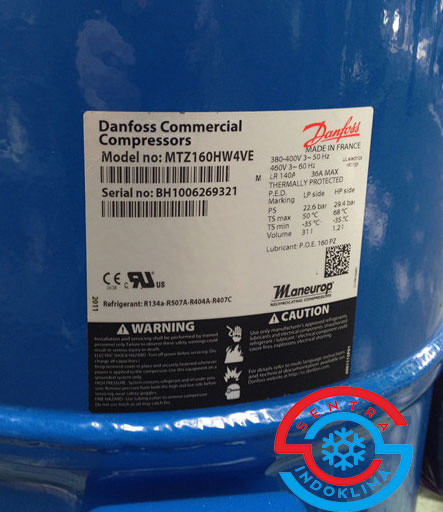 Kompresor Danfoss MTZ160HW4VE