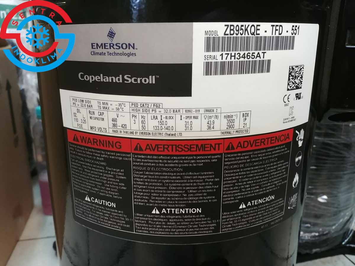 Kompresor ZB95KQE-TFD-551