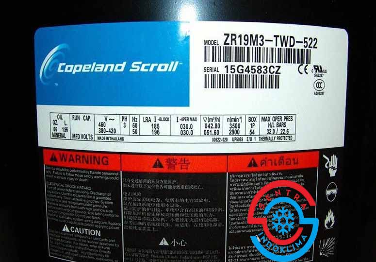 Kompresor ZR19M3-TWD-522