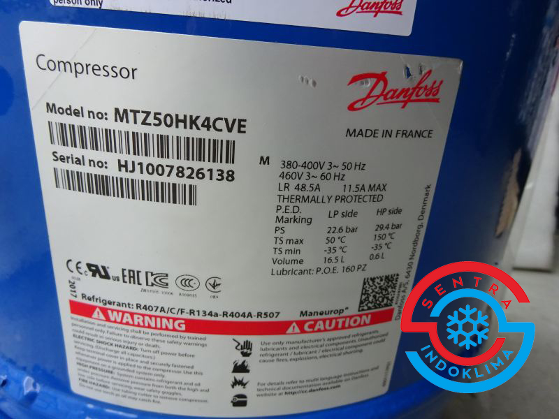 Kompresor Danfoss MTZ50HK4CVE