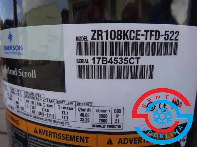 Kompresor ZR108KCE-TFD-522