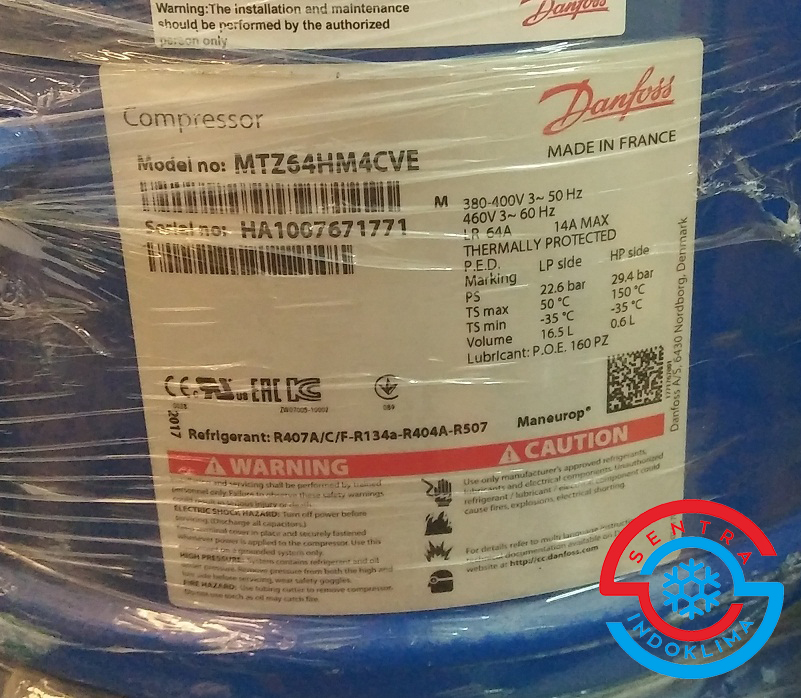 Kompresor Danfoss MTZ64HM4CVE
