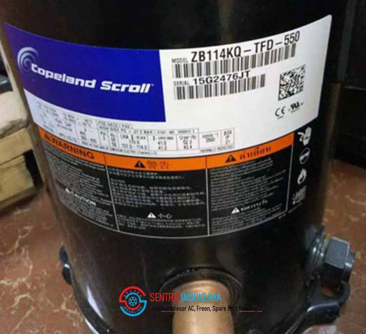 Kompresor Copeland Scroll ZB114KQ-TFD-550