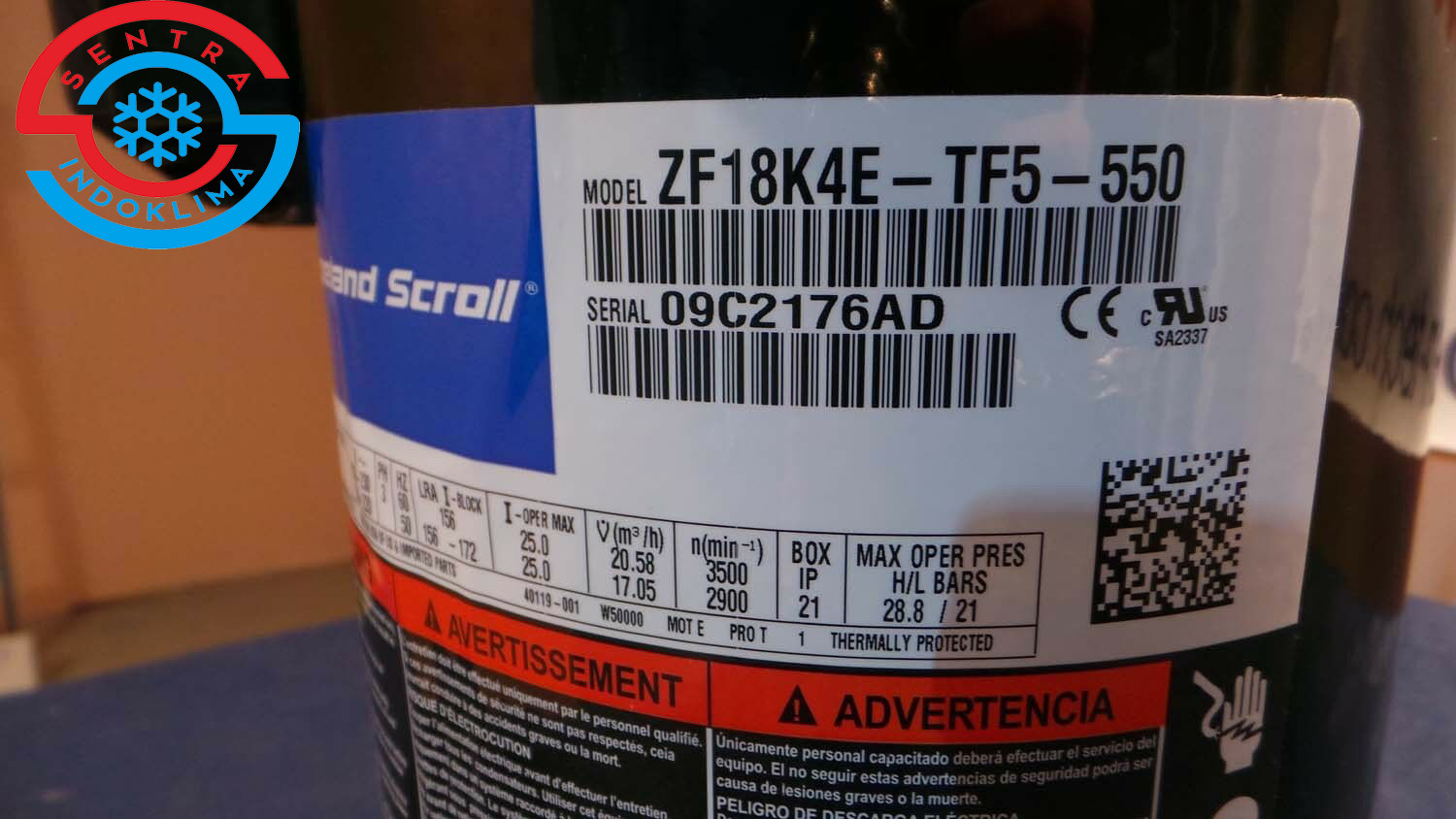 Kompresor ZF18K4E-TF5-550