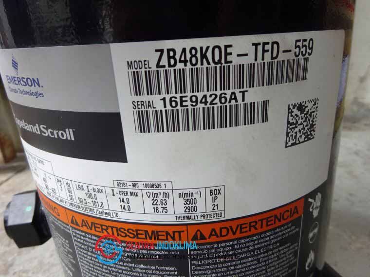 Kompresor AC Emerson ZB48KQE-TFD-559