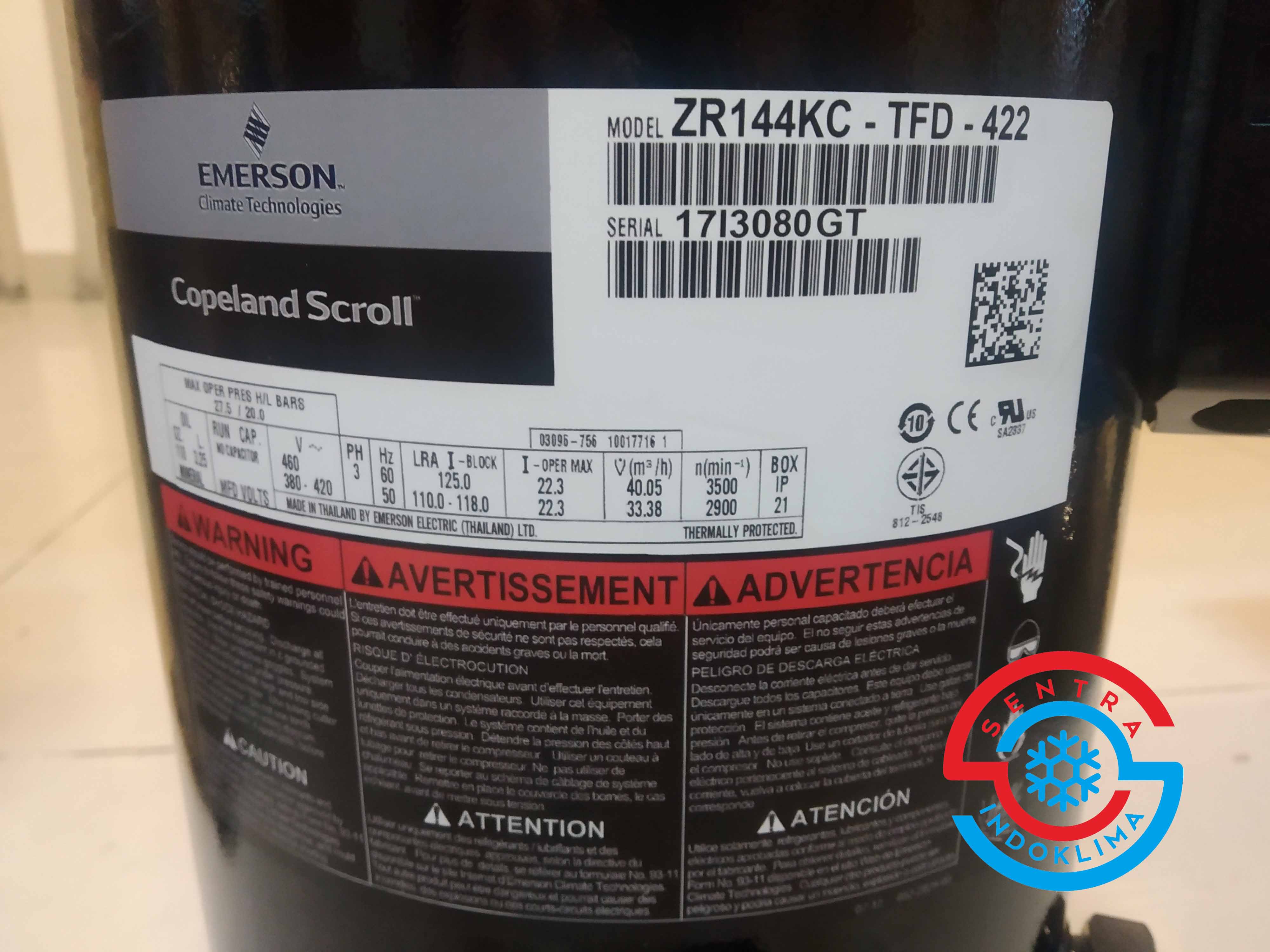 Kompresor ZR144KC-TFD-422