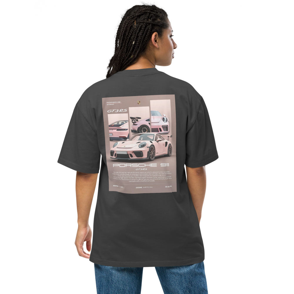T-shirt Faded Porsche