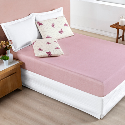 Jogo de cama casal 03 Peças - Borboleta 200 Fios