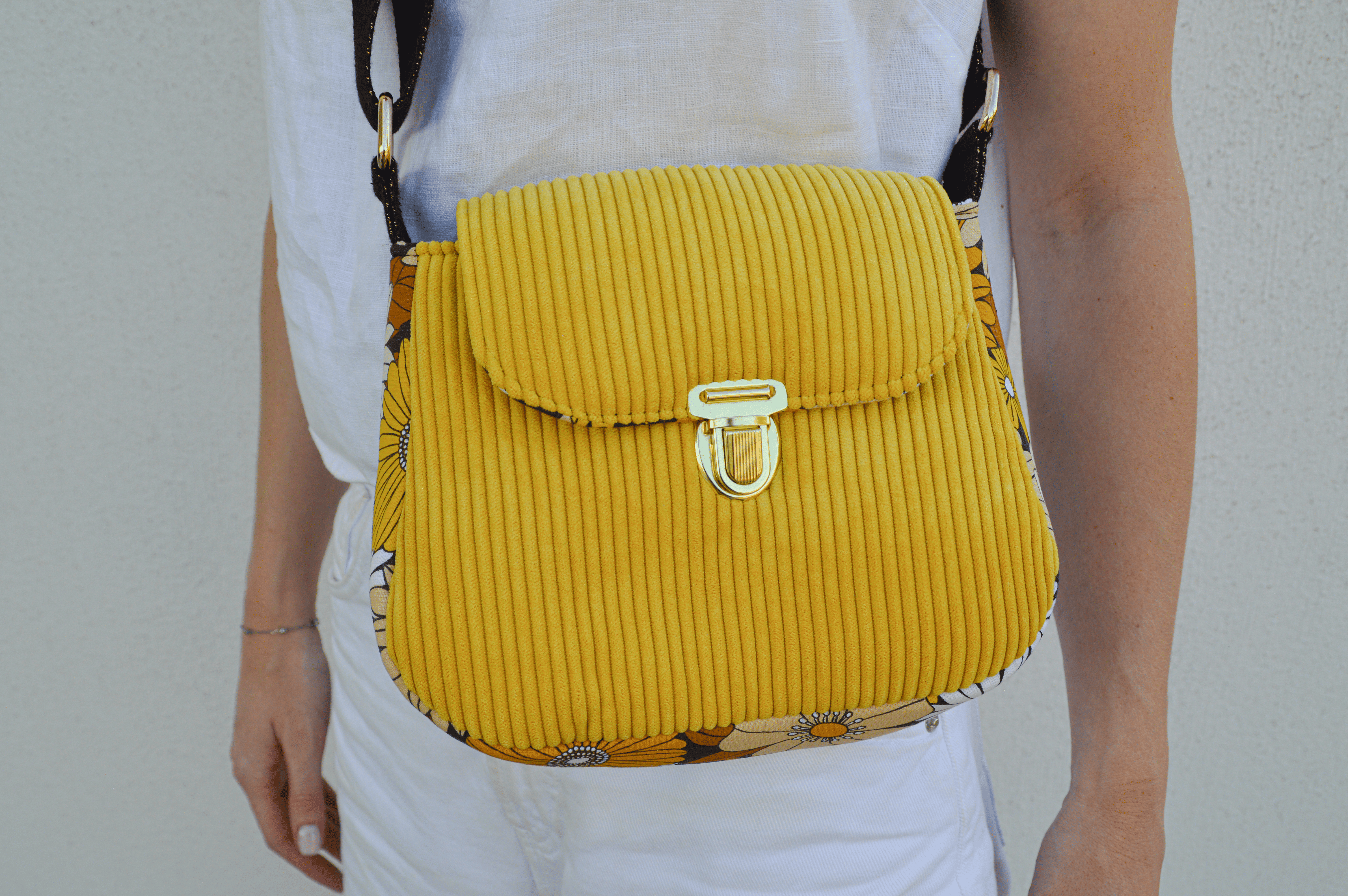 Sac bandoulière jaune