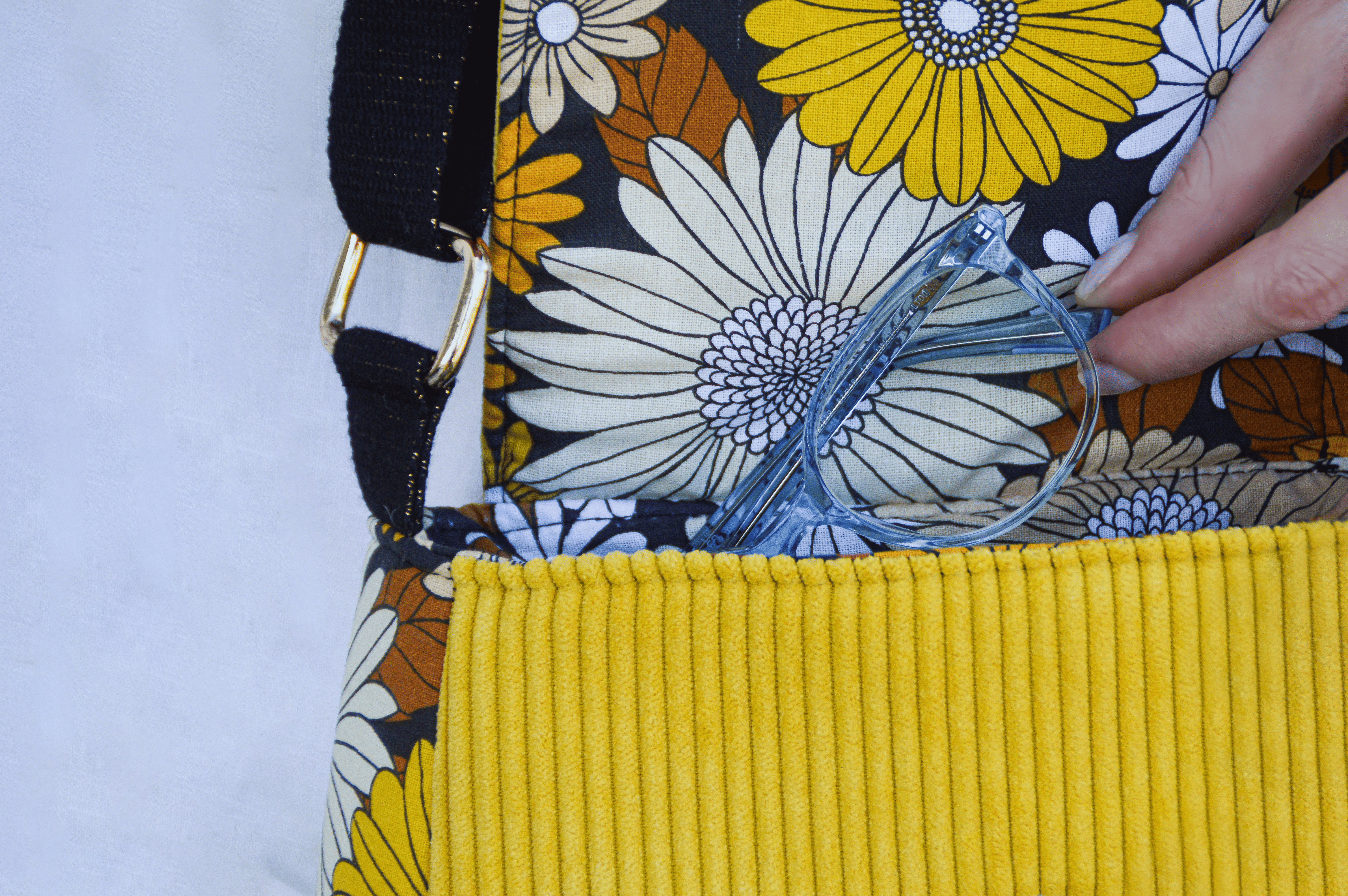 Sac bandoulière jaune