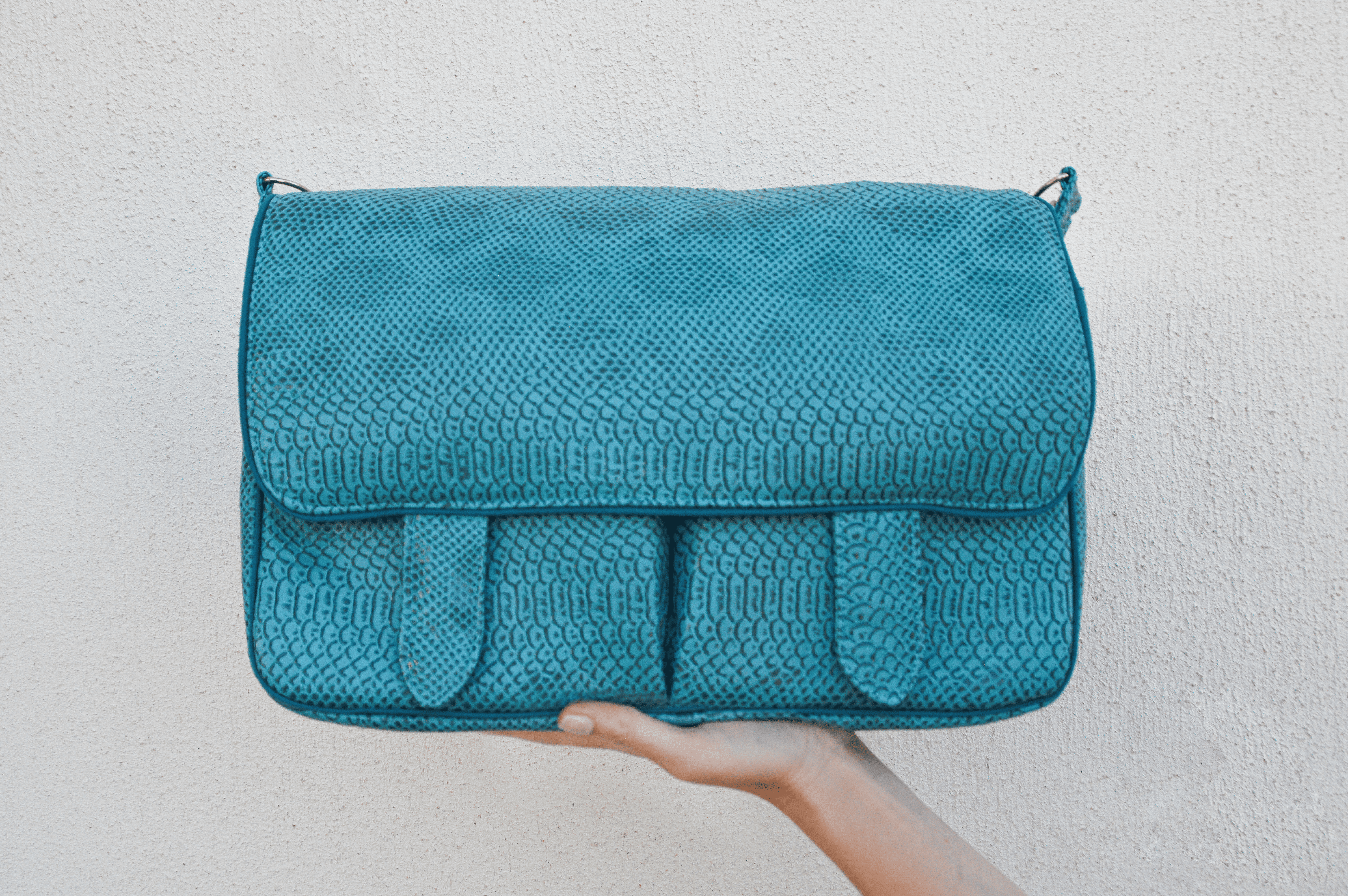Sac à bandoulière bleu