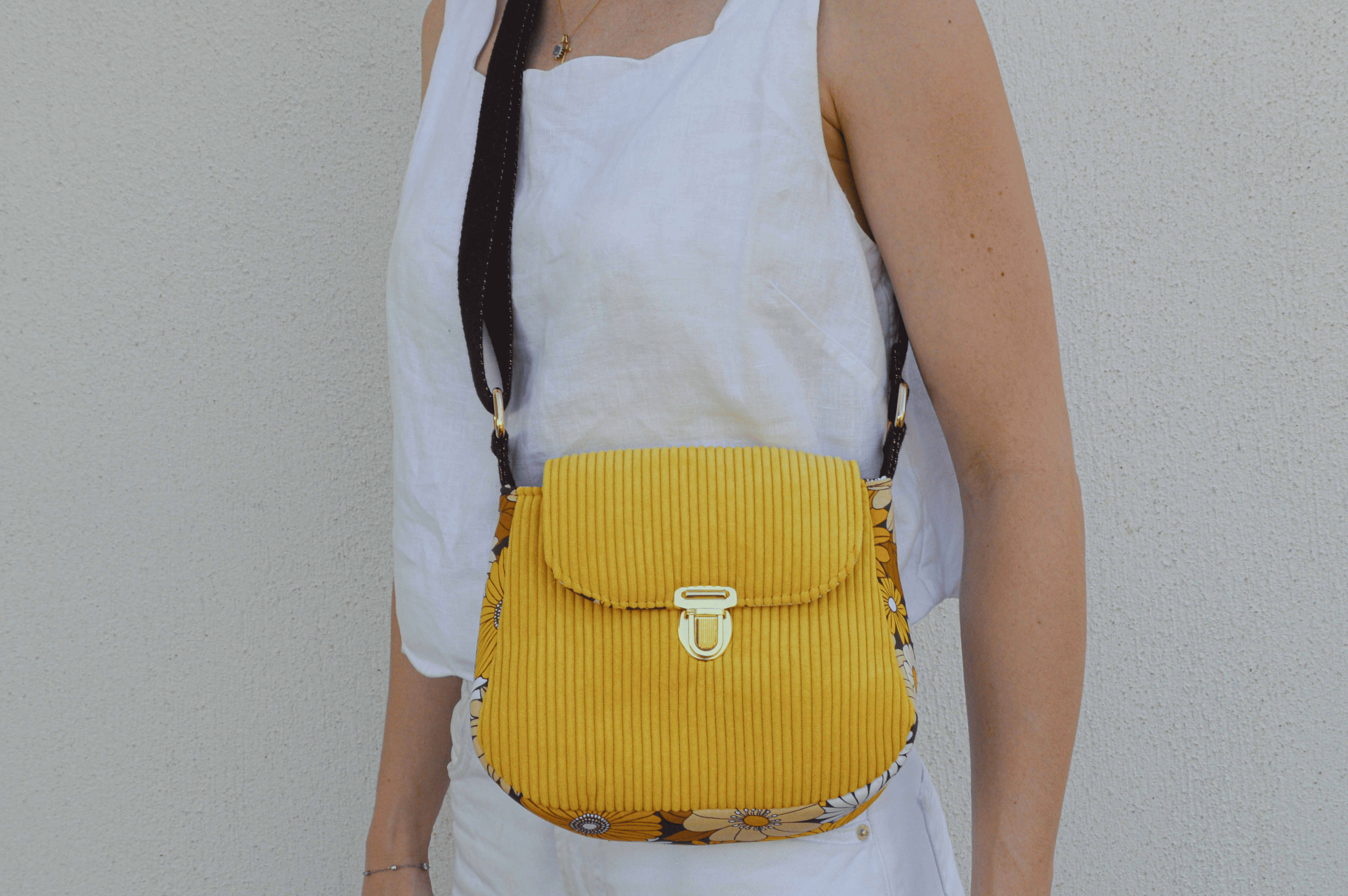 Sac bandoulière jaune