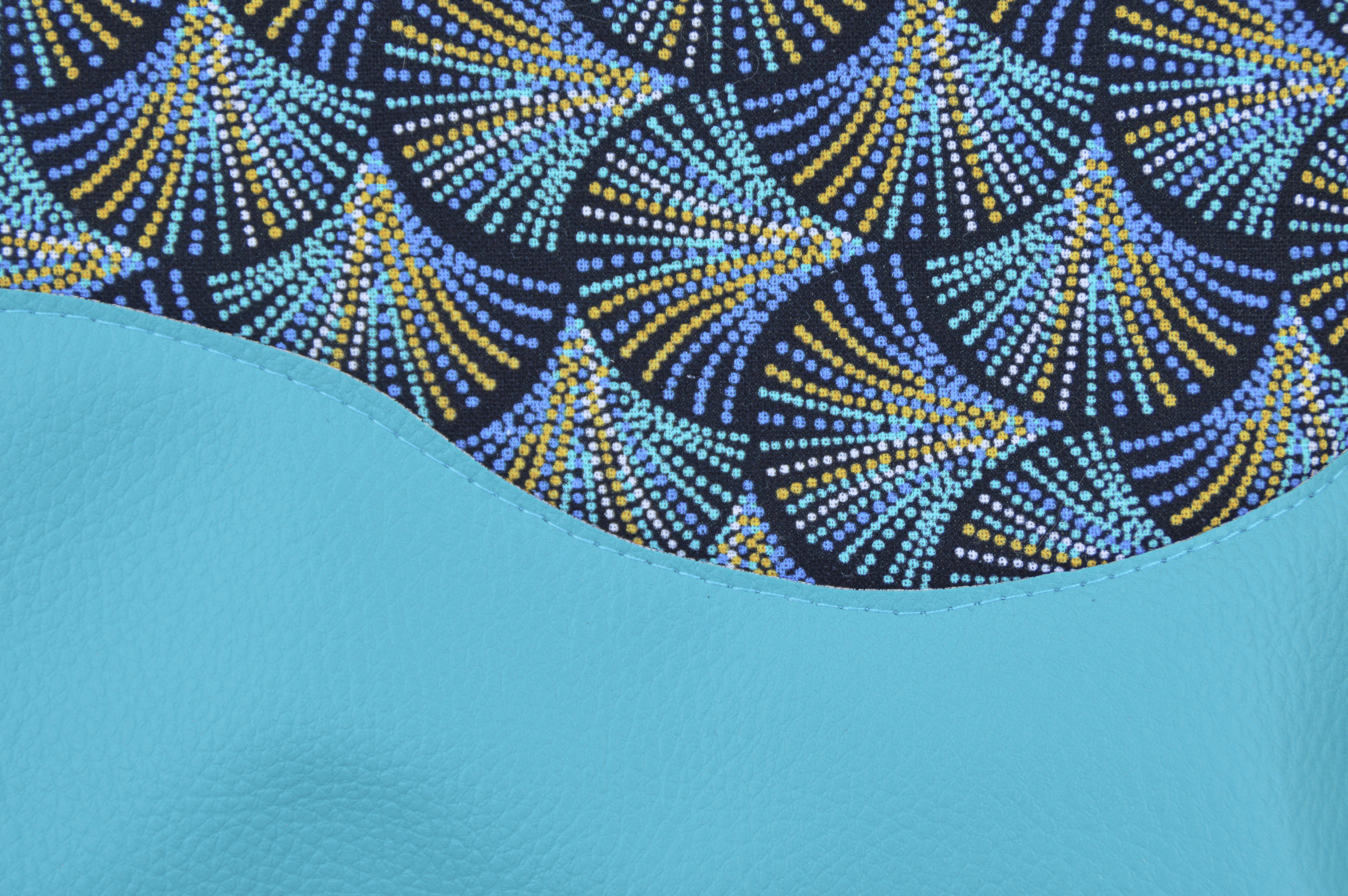 Sac à main turquoise