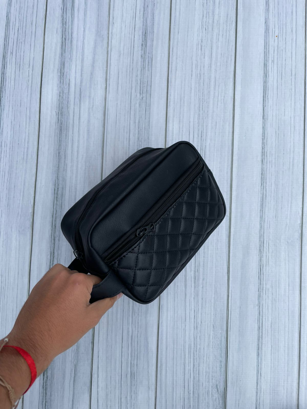 Neceser Negro con Rombos