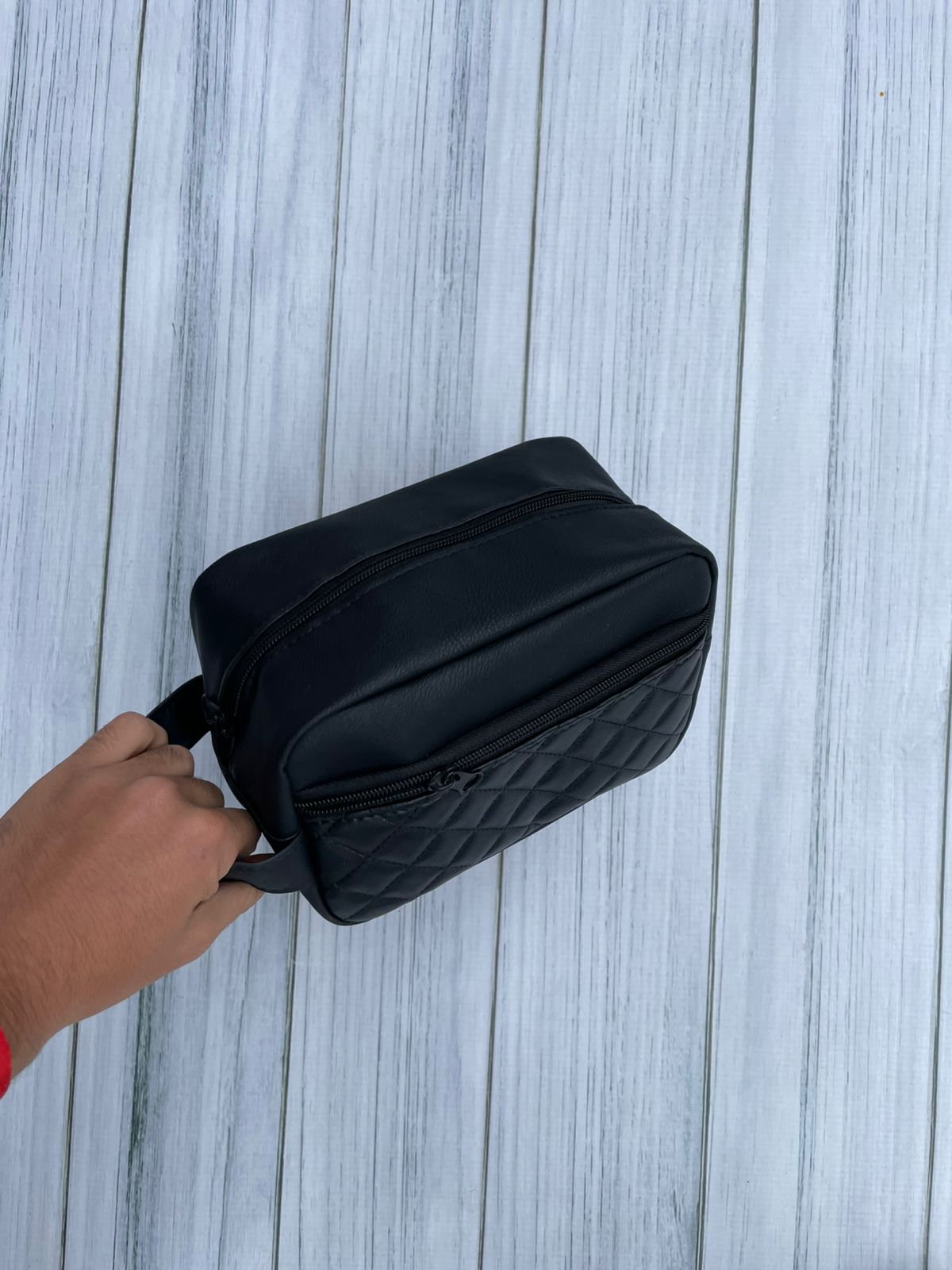 Neceser Negro con Rombos