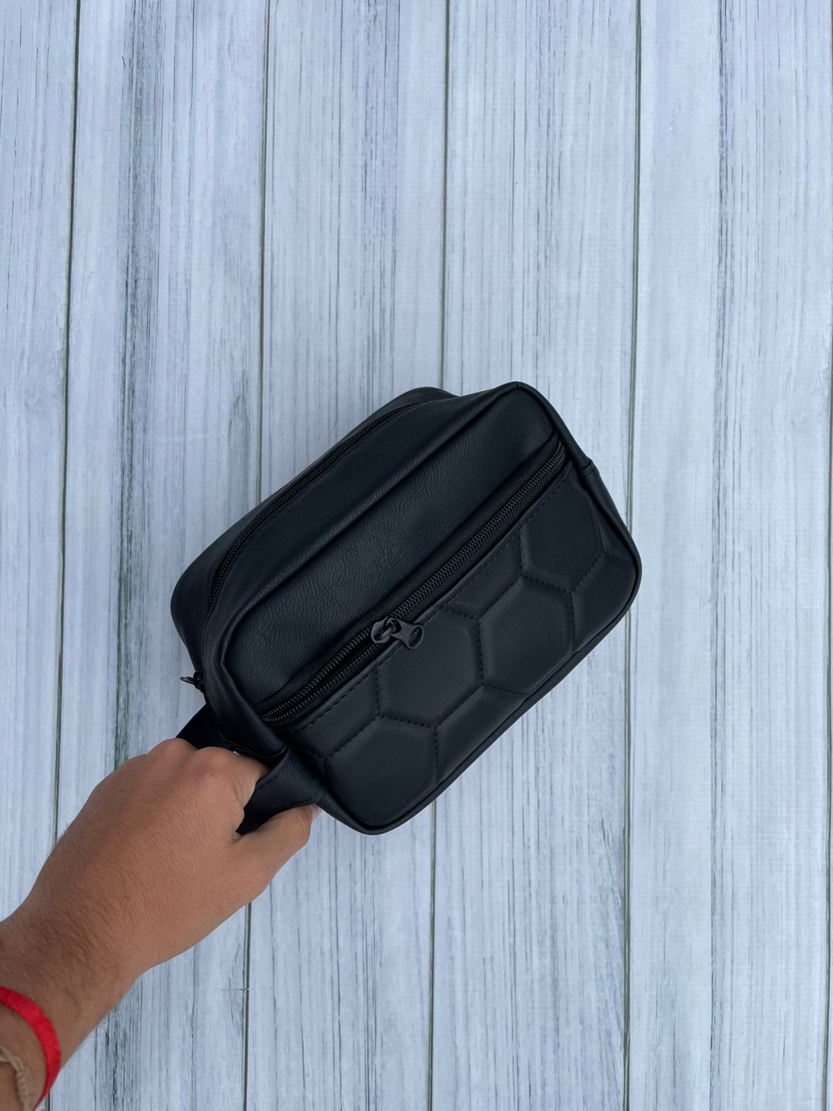 Neceser con Gajos de Futbol Negro