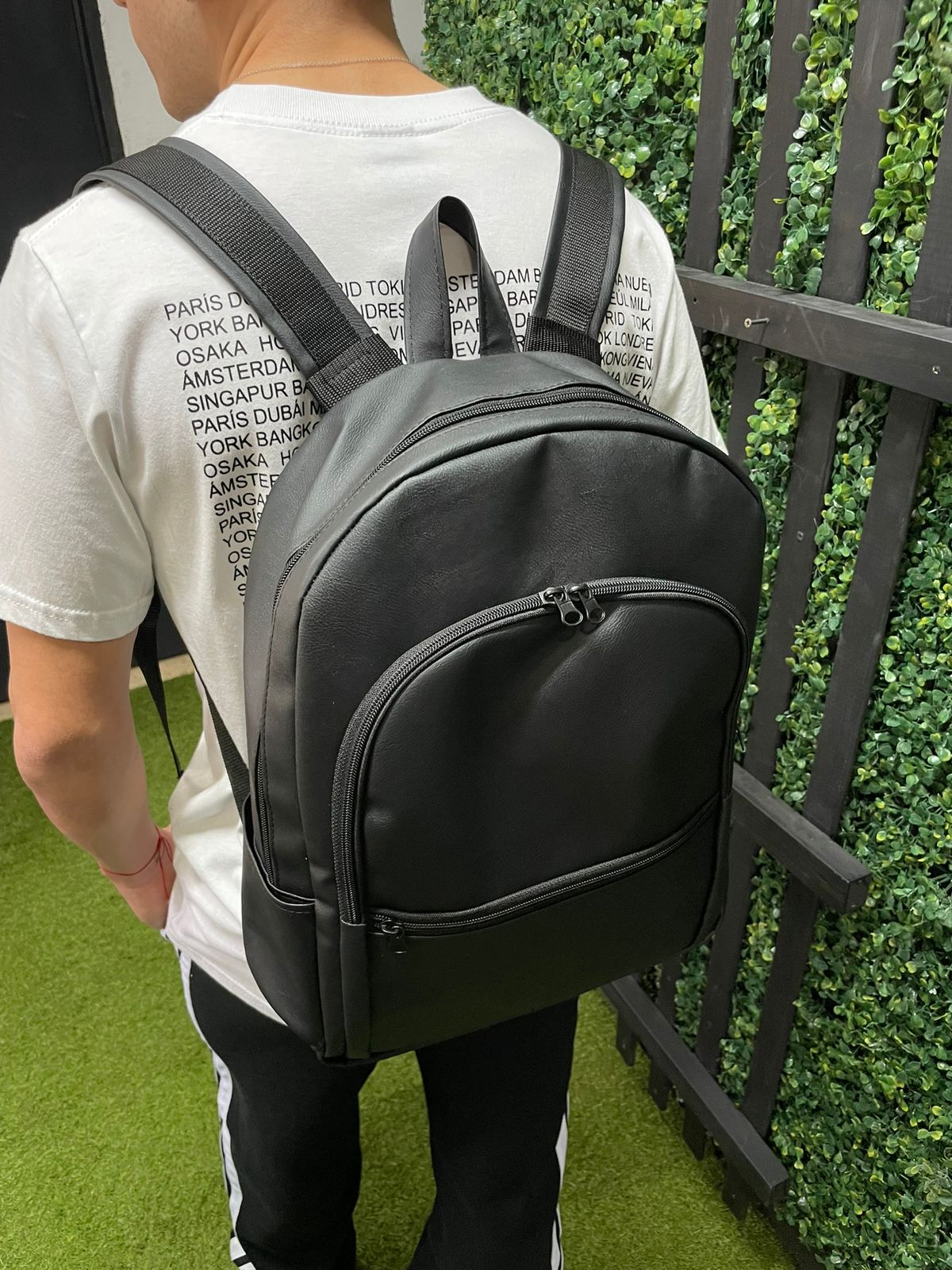 Mochila Lisa Unisex Negra