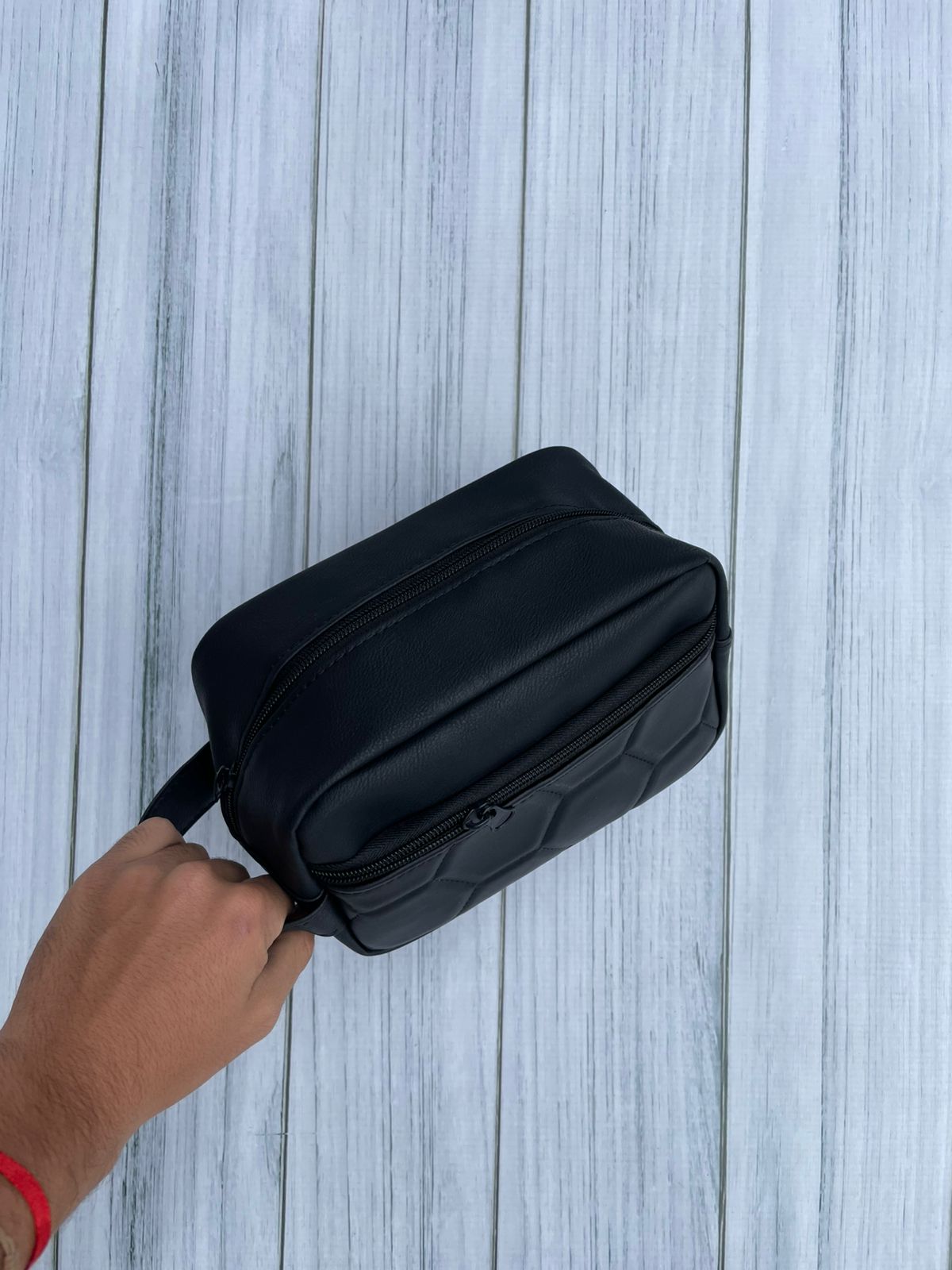 Neceser con Gajos de Futbol Negro