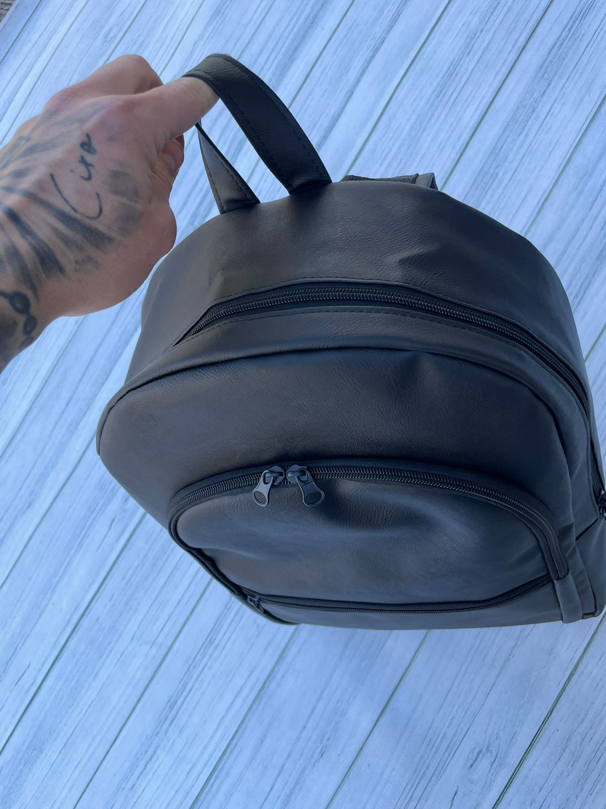 Mochila Lisa Unisex Negra