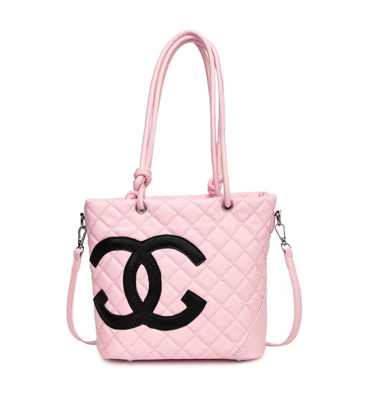 Chanel Pink Quilted Tote Bag $121