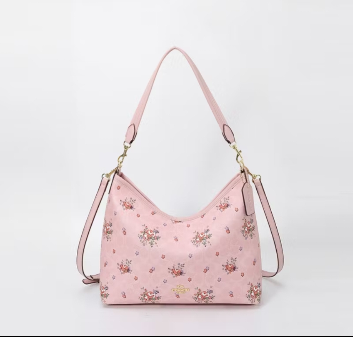 Coach Floral Pink Shoulder Bag