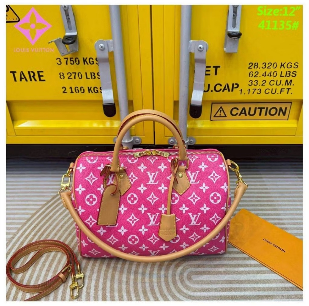 Louis Vuitton Pink Monogram Handbag $121