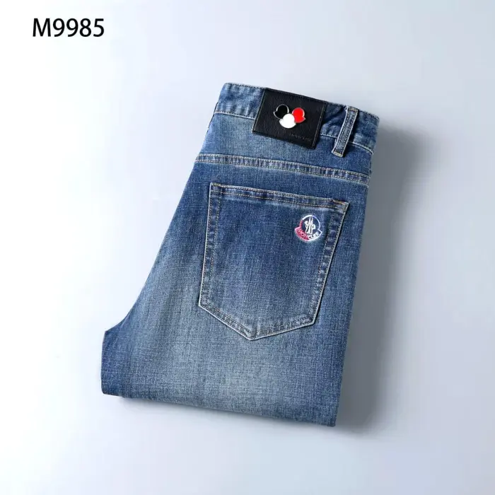 Moncler Classic Blue Denim Jeans $100