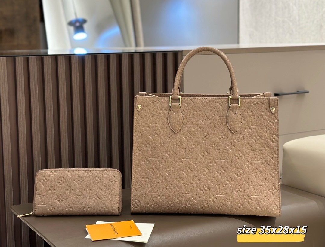 Louis Vuitton Monogram Tote Bag $125